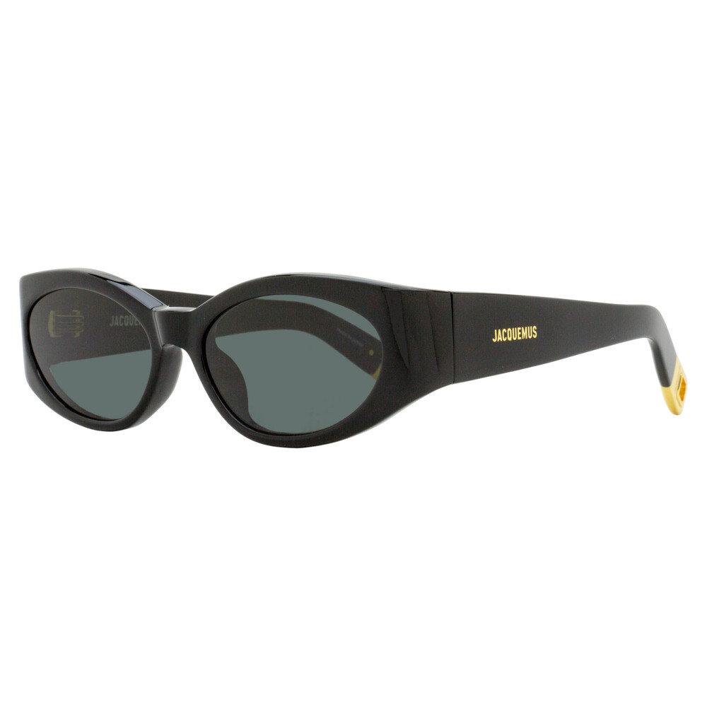 Jacquemus Ovalo Sunglasses JAC4S 001 Black/Gold 55mm